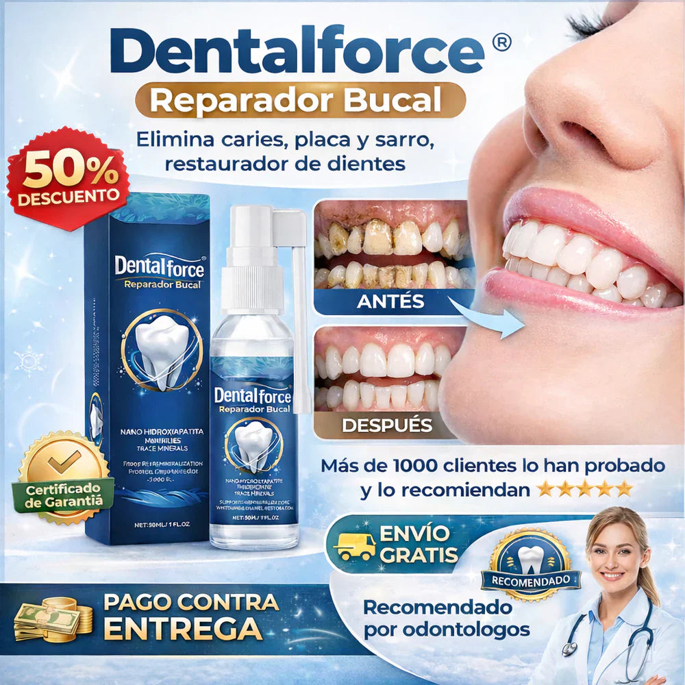DENTAL FORTE | Restaurador Avanzado del Esmalte Dental 🦷 + Folleto