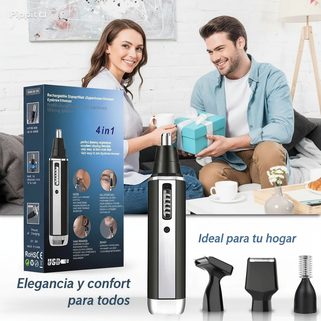 (Nuevo) AFEITADORA 4 EN 1 RECARGABLE 💎(últimas unidades)