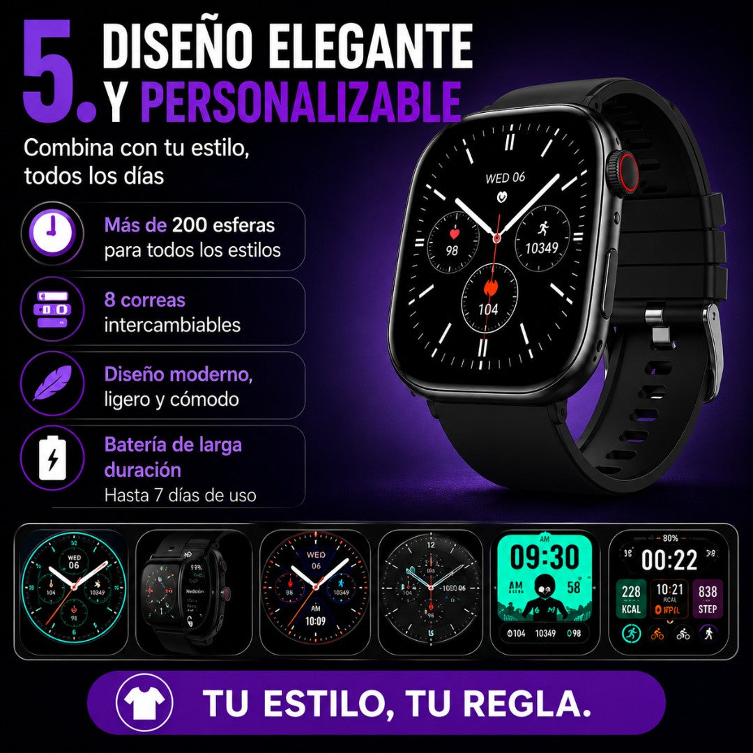 Smartwatch X-Core Ultra + 8 Pulseras (lanzamiento) 💎