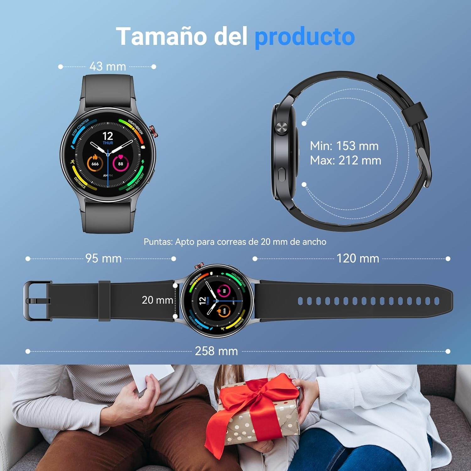 Smart Wach GT Pro ⌚ (Nuevo modelo 2026)