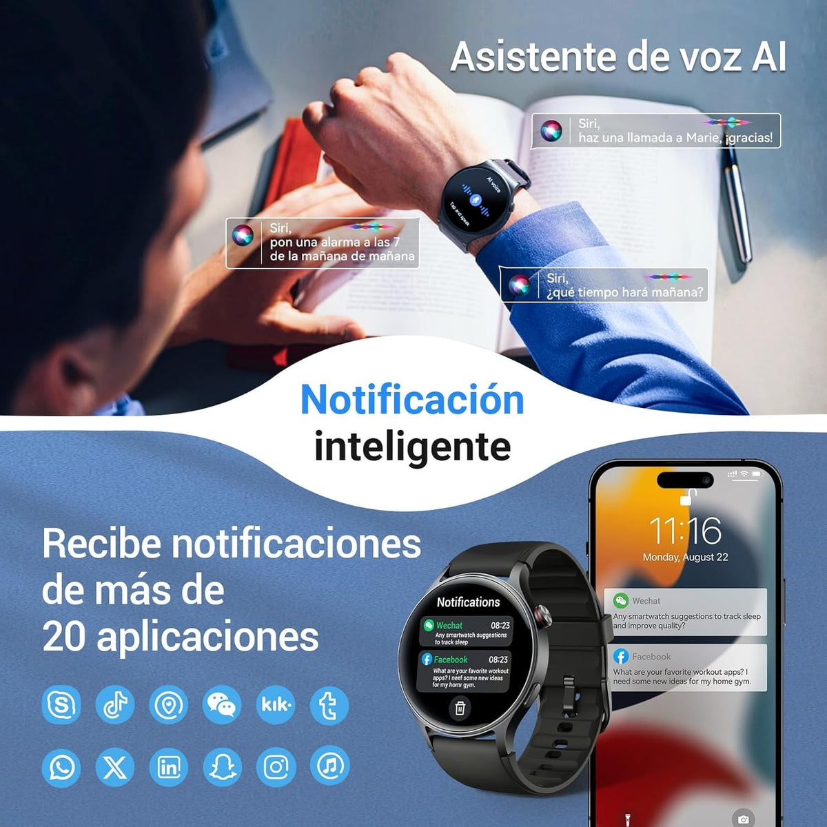 Smart Wach GT Pro ⌚ (Nuevo modelo 2026)