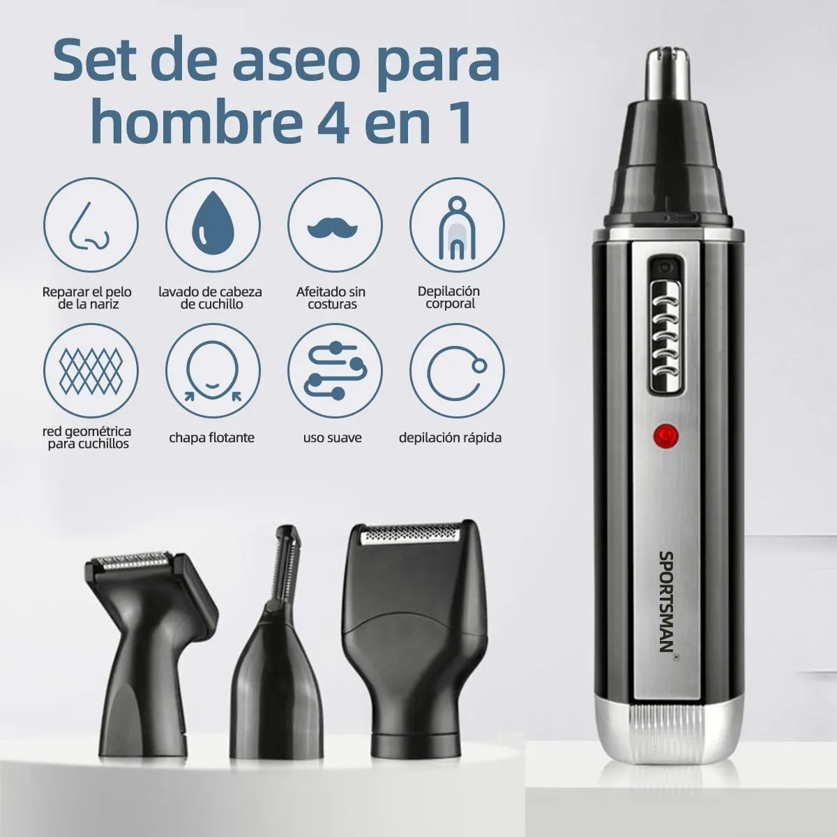 (Nuevo) AFEITADORA 4 EN 1 RECARGABLE 💎(últimas unidades)